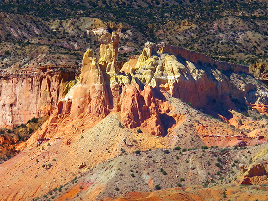 Photograph of Chimney Rock at Ghost Ranch